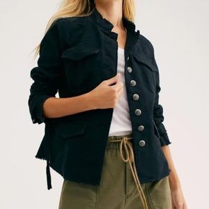 Free People Ella Sergent Military Jacket